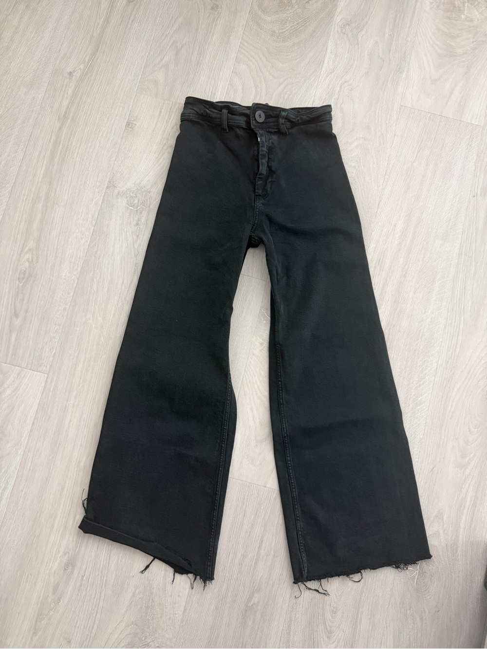 Zara High-Rise Wide-Leg Jeans - Women's
